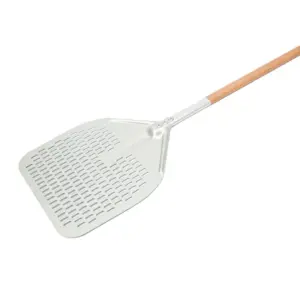 Linea Dori 5501 - Evaporated beech peel for round pizza with long handle