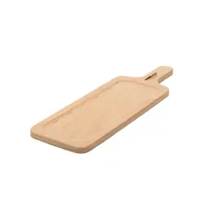 Linea Dori 6401 - Beech plywood pizza serving board for one portion (finished with a treatment for food contact)