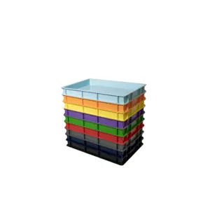 Dough Box VAS007 - Pizza dough case closed sides and base 600x400 h 70 mm